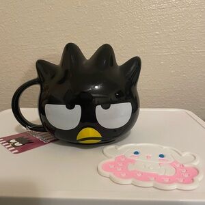 Sanrio Badtz Maru Ceramic Mug + Cinnamoroll Coaster